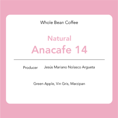 Anacafe 14 - Natural: Jesús Mariano Nolasco Argueta